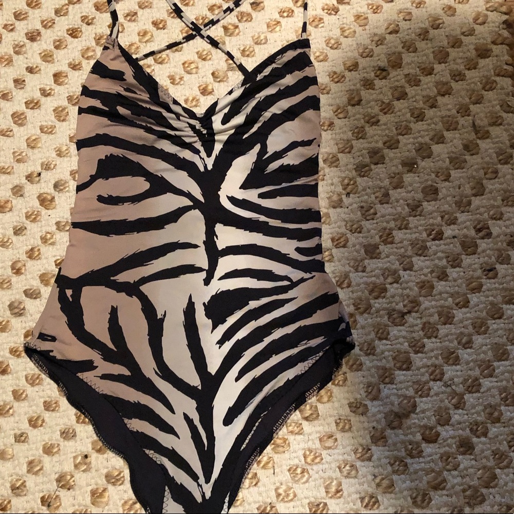 H&M Tiger Print Swimsuit
